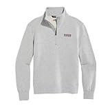 vineyard vines Women's Cotton Shep Shirt, Light Grey Heather