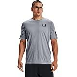Under Armour Men's New Freedom Flag T-Shirt, Steel Medium Heather (035)/Black, Medium