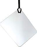 Mirror On A Rope ReflectX Travel Shower Mirror - Light and Durable - Made in The U.S.A. - Shatterproof - Easily Eliminate Fog and Shadows for a Clear Fog Free Reflection. (unclad)