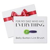 Fathers Day Funny Gifts for Dad,Gag Dad Gift,Dad Gifts from Daughter Son,Joke Gift,Belly Button Brush