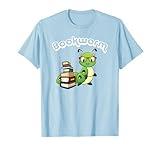 Cute Kids Kawaii Bookworm Reading Lover T-Shirt