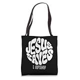 Jesus Saves, I Spend - Funny Christian Faith Tote Bag