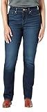 Levi Strauss Signature Gold Women's Modern Straight Jeans Mid-Rise Stretch Denim (Available in Plus Size), Angel Island, 22 Regular