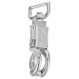 CATIEBYE Metal Rope Fastener for Equestrian Gear Horse Harness Hook with Spring Mechanism for Safe Handling and Quick Release Lightweight Construction for Riding