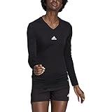 adidas womens Team Base Tee Black Large