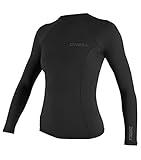O'Neill Wetsuits Women's Standard Thermo-X Long Sleeve Crew, Black, Small