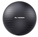 Trideer Yoga Ball for Exercise, Pregnancy & Birthing, 5 Sizes Exercise Ball for Physical Therapy, Stability, Fitness, Quick Pump Included