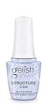 Gelish Brush On Structure Gel – Self-Leveling, Building and Strengthening Nails, Ideal for Sculpting, Enhancing Gel Manicures, and Achieving a Durable, Long-Lasting Finish (Clear, 15mL)