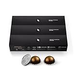 Nespresso Capsules Vertuo, Double Espresso Chiaro, Medium Roast Espresso Coffee, 30-Count Coffee Pods, Brews 2.7oz.