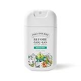 Poo~Pourri Beach Bum Before-You-Go Pocket Air & Toilet Freshener Coconut, Orchid, & Toasted Praline Spray – Instantly Works to Trap Bathroom Odor – Plant Based Ingredients & Essential Oils