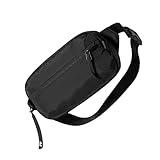 tomtoc 1.5L Sling Bag with RFID Blocking, Crossbody Bag Minimalist Chest Shoulder Pack for Men and Women, Water-resistant Lightweight Casual Waist Fanny Pack for Travel, Daily Use