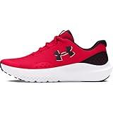 Under Armour Boys' Grade School Surge 4, (600) Red/Black/Black, 6.5, US