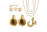Alyssa Accessories Golden Layered necklace Luxe Jewelry Set