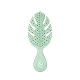 Wet Brush Go Green Mini Detangler, Green - Detangling Travel Hair Brush - Ultra-Soft IntelliFlex Bristles Glide Through Tangles & Gently Loosens Knots While Minimizing Pain, Split Ends & Breakage