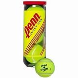 Penn Court 1 Recreational Tennis Balls - Regular Duty Felt Pressurized Tennis Balls - 1 Can, 3 Balls