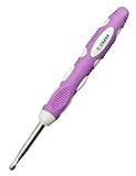 Mdoker Size L/11(8mm) Crochet Hook,Extra Long Crochet Hooks Needles for Arthritic Hands,Ergonomic Grip Soft Handles for Beginners and Experiecced Crochet Lover,Comfortable/Smooth/Ergonomic