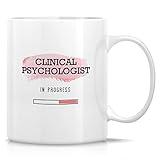 Retreez Funny Mug - Clinical Psychologist Loading In Progress Future Psychologist Psychology Student 11 Oz Ceramic Coffee Mugs Funny Sarcasm Motivational Inspirational gift for him her friend coworker