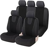 ZQQNB Car Seat Covers Sets for Peugeot 3008 II SUV Active/Style/Allure/Roadtrip/3008GT/GT Pack 2016-2025, Full Set Seat Cushion 5 Seats Front Rear Protectors Breathable Interior Accessories