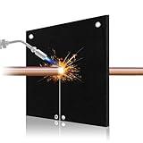 HVAC Tools Welding Blanket Fireproof, 1/5in(5mm) Opening Shape Soldering Mat, Welding Shield for Torch, Flame Protector, Welding Pad for Plumbing, Solder Plumbers HVAC Torch Protector