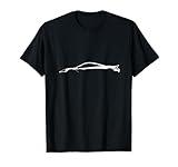 Sleek Sports Car Silhouette Design T-Shirt