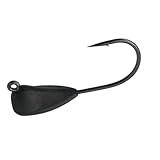 Tungsten 4 Anglers - 97% Pure Tungsten Finesse Mini Goby Tube Jig Head | Fit Small Finesse Tubes for Great Lakes Fishing |1/4, 3/8, 1/2oz. | Bass, Walleye, Pike, Lake Trout (3/8oz. 2/0)