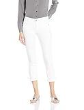 Democracy womens "Ab"solution Crop Jeans, Optic White, 12 US