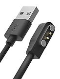 Sinoacc Smart Watch Charger for Skg Letsfit Cubitt Yamay Willful Fitpolo Tozo Wyze Umidigi Blackview 3.3Ft USB Magnetic Charging Cable Cord for Umidigi Uwatch 3S 3 2 2S Urun Smartwatch