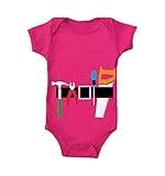 Tool Belt - Halloween Builder Outfit Bodysuit (Pink, Newborn)