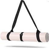 MRZZATA Yoga Mat Carrier Strap - Adjustable Thick and Wide Strap for Carrying Mat or Stretching, Black