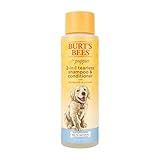 Burt's Bees for Pets Tearless Puppy 2-in-1 Shampoo and Conditioner with Buttermilk and Linseed Oil, 95% Natural Origin Formulas, Shampoo for Puppies - Gentle Puppy Shampoo Tear Free, 16 oz