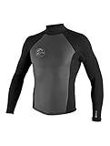O'Neill Men's O'Riginal 2/1mm Back Zip Jacket, Black,Large