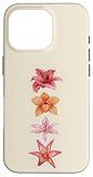 Summer Flowers Minimalist Orchids Lilies Floral Coquette Case for iPhone 16 Pro