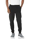 Champion Authentic Originals Men's Sueded Fleece Jogger Sweatpants , Black , Medium