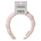 Conair Spa Makeup and Face Washing Headband - Bubble Design - Pink