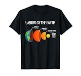 Earth's Crust Layers Of The Earth Geology Science Nerd Gift T-Shirt