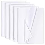130 Sheets 14"x20" White Tissue Paper for Gift Bags, Gift Wrapping Tissue Paper Bulk for DIY Crafts, Birthday, Christmas, Party Decor