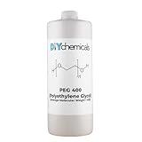 DIYChemicals Polyethylene Glycol PEG 400 for Industrial Manufacturing, Fog Machines, DIY Beauty Products, Antifreeze, Solvent, Humectant – Non-Toxic, Odorless, Bulk - 8 fl oz