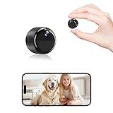 DTBIO Mini Camera,Wireless Indoor Camera for Home Security,1080P HD Small Cameras WiFi Nanny Cam with 90 Days Standby Battery Life,Auto Night Vision,AI Human Detection,Cloud & SD Storage, App Control
