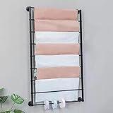 Metal Scarf Display Rack - 60x120cm Hanging Organizer for Silk Shawls, Ties, Ribbons & Towels - Wall-Mounted Storage Solution for Flower Shops and Fashion Boutiques