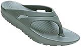 Oka Unisex Sustainable Lightweight USA Made Recovery Flip Flops, Nineteeth Green, Size 4 Men/6 Women