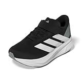 adidas Duramo SL Elastic Lace Sneaker, Black/White/Grey, 2 US Unisex Little Kid