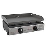 Blackstone 1666 22” Tabletop Griddle with Stainless Steel Faceplate, Powder Coated Steel, Black