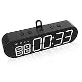 Portable Multifunctional Gym Timer USB Fitness Sports Interval Workout Timer Alarm Clock for Home Gym Garage Fitness gym timer clock for Home Gym Garage Scoreboards & Timers