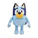 Bluey Talking Plush Toy, 13” Bluey Toys Plush Stuffed Animal, Singing Dog Toys for Kids with 9 Different Phrases, Musical Talk Back Toy Gift for Kids