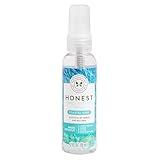 The Honest Company Plant-Based Hand Sanitizer Spray | Kills 99.9% of Germs | Hypoallergenic, Quick-drying + Moisturizing | Coastal Surf, 2 fl oz