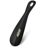 NINEMAX Plastic Shoe Horn 7.5Inch,Travel Shoe Horns Portable Short for Men Women Seniors with Hook (Pack of 1)