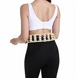 Na.c health Wooden Therapy Massage Tools for Body Sculpting, Back Massage Roller Rope, Manual Cellulite Massage Maderoterapia Kit for Body Shaping, Neck Leg Muscle Pain Relief