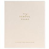 Peachly My School Years Memory Book for Kids & School Photo Album – School Picture Photo Album Childhood Memory Book - School Keepsake Organizer K-12