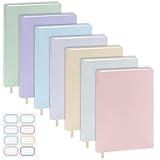 QOUBAI Jumbo Stretchable Book Covers 7PCS Reusable Fabric Book Covers with Label 9x11in Pastel Girls Protective Sleeve for Hardcover Book Textbook Cover for School Fits Most Book Sizes Up to 10x12.5in