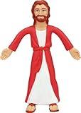 NJ Croce 6.5" Jesus of Nazareth Poseable Figure, Bendable Toy, Religious Gift, Great Bible Character for Hide and Seek Games, Safe for Kids, Bring Your Religion Back to Life!